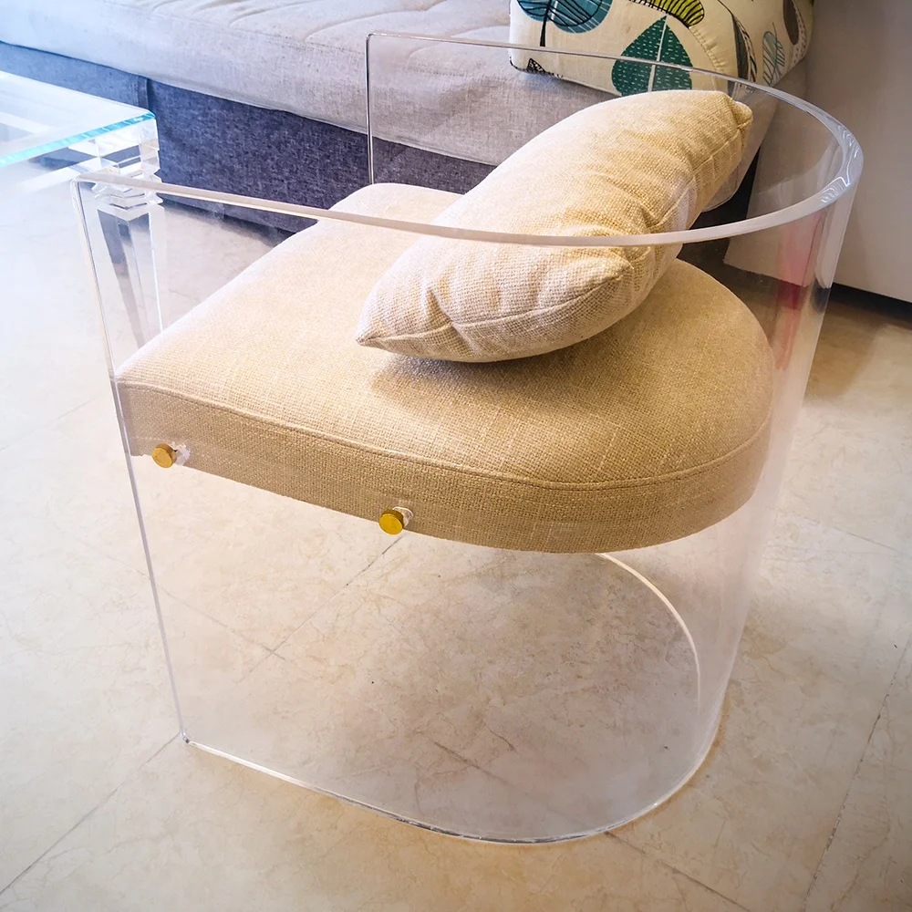 Прозрачные акриловые стулья на заказ прозрачные обеденные