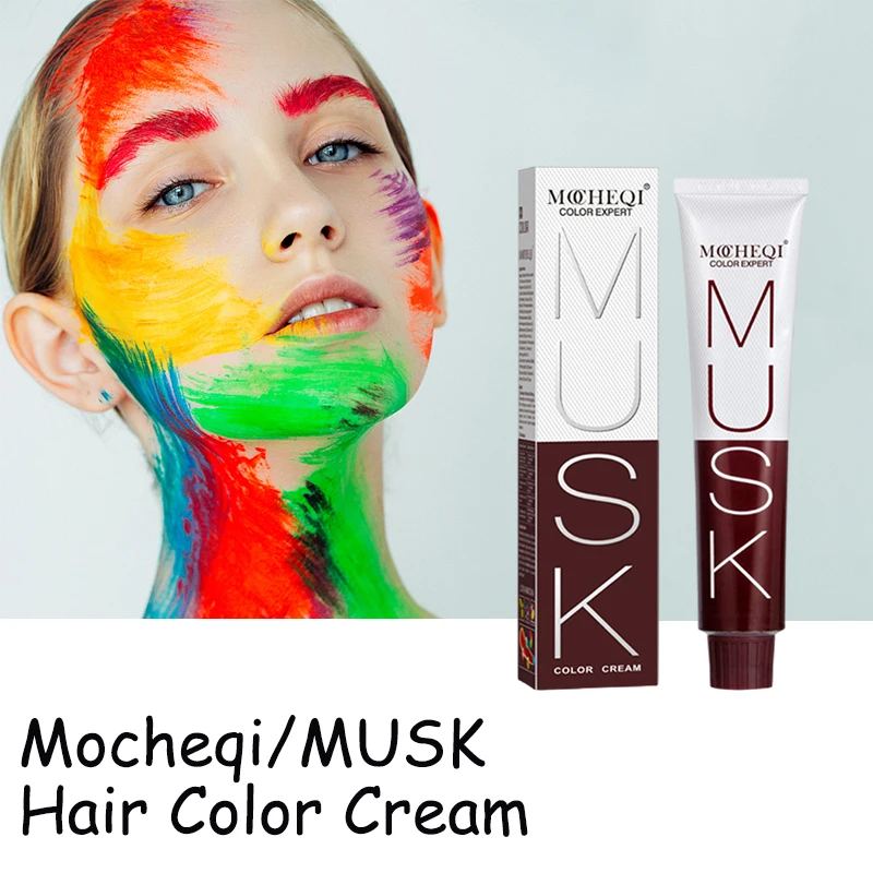Mocheqi professional fragrant no ammonia and no ppd hair indian hair dye