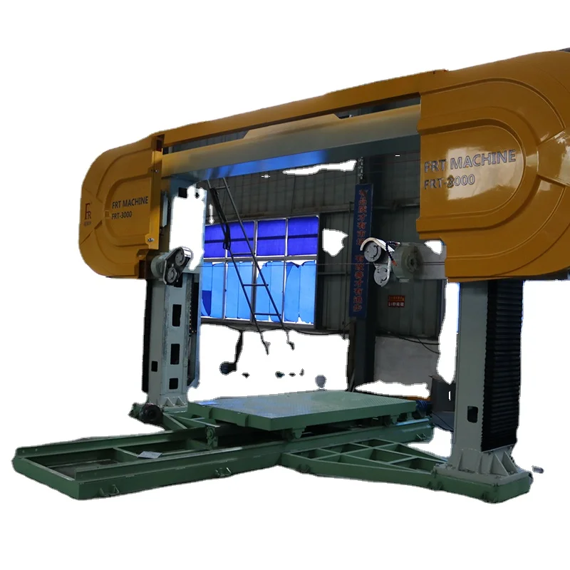 Оборудование для работы с камнем FRT-2500 CNC станок для резки алмазной проволокой для гранита мрамора для формовки Алмазная канатная пила для стандарт огранки