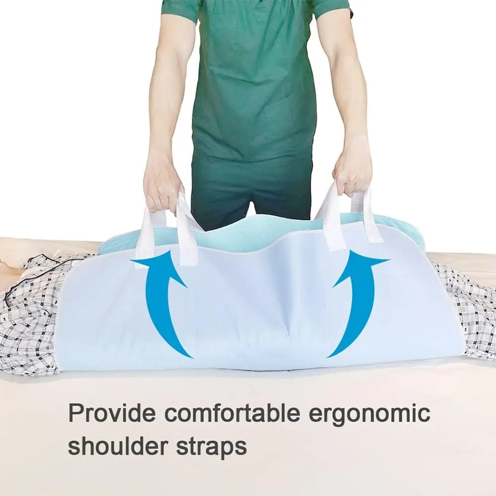Leak Proof Washable Reusable Waterproof Bed Pads with 4 Convenient Handles Bed Pads for Incontinence
