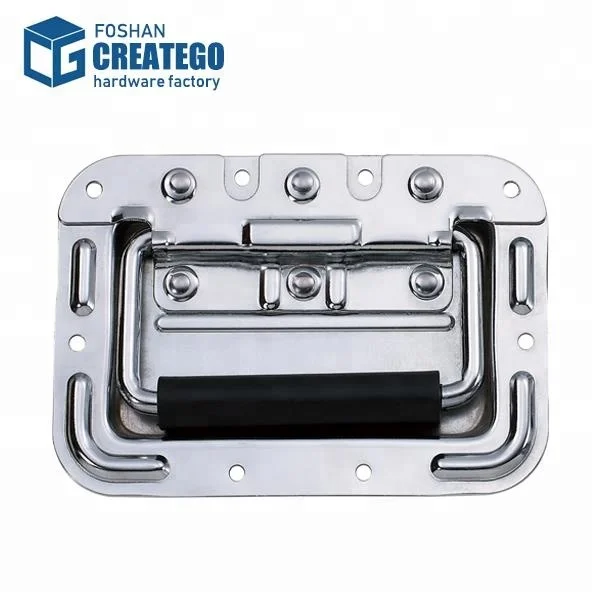 Rack case black plated trunk box handle