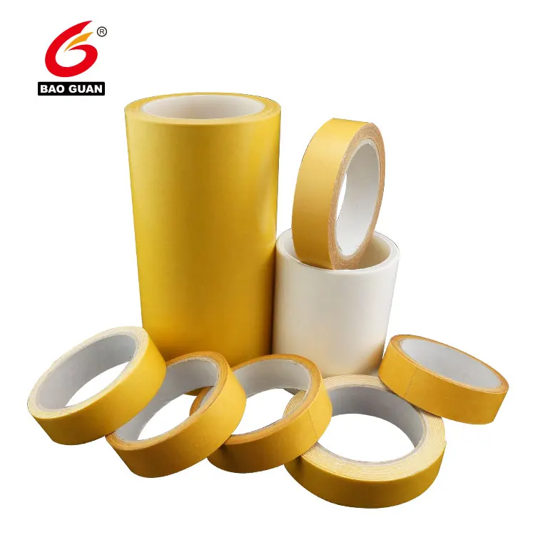 
Manufacturer Customized Sized Glassine Yellow Silicone Coated Paper 
