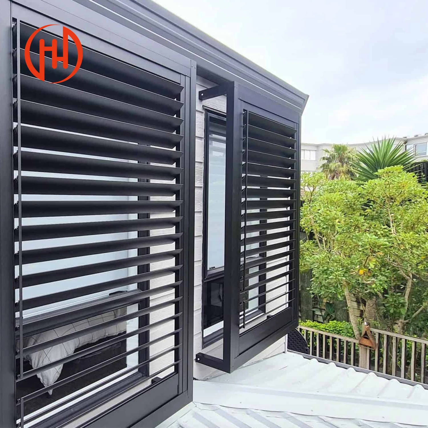 Architectural Sunshade Aluminum Louvers Aluminium Extruded Profiles Aerofoil Louvres