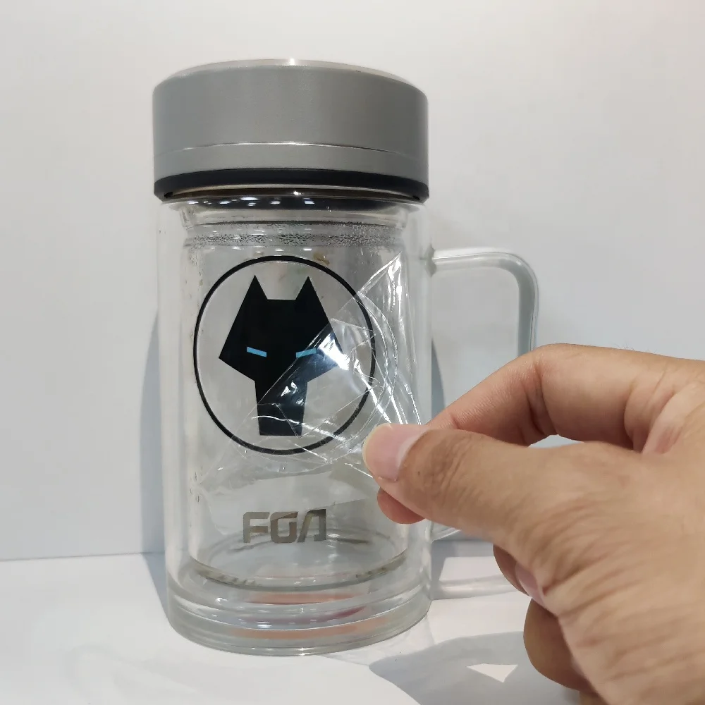 Customized UV DTF Printed AB Film With Your Graphics Embossing And Varnish Effect For UV Transfer Sticker