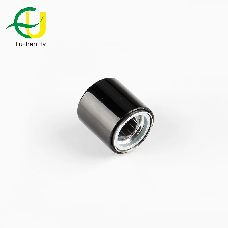 Wholesale FEA 15mm Black magnetic perfume aluminum cap perfume bottle cap