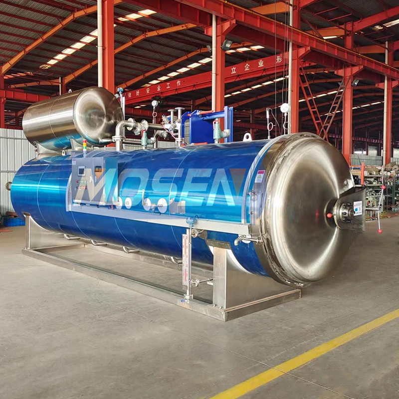 canned food/glass jars/ retort pouch food sterilizer autoclave