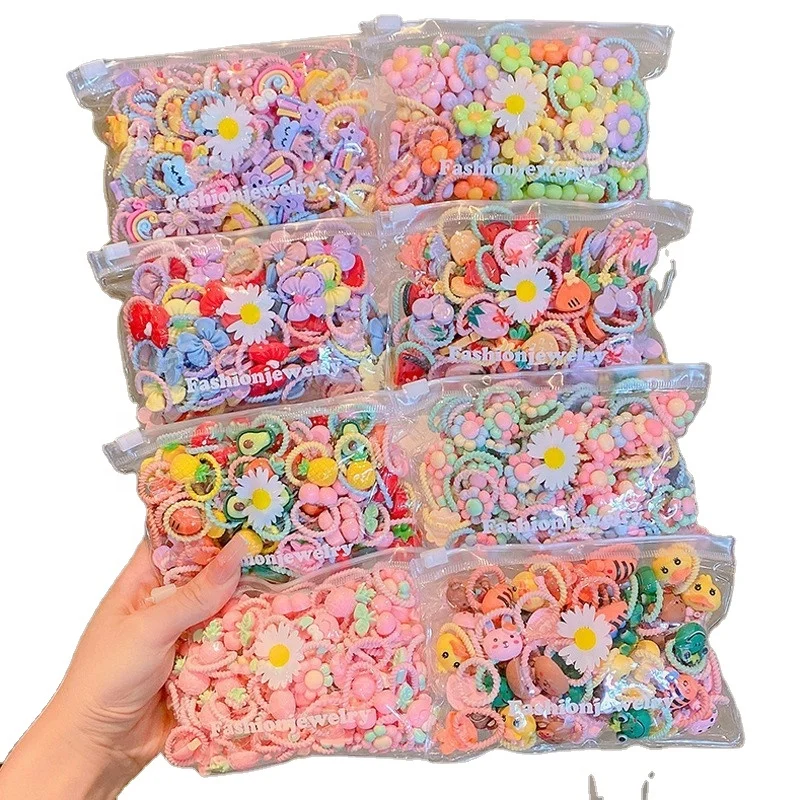 IFOND Wholesale Custom Package New Hot Children Hair Accessories Bande De Cheveux Cute Fruit Flower Bow Hair Band For Kids