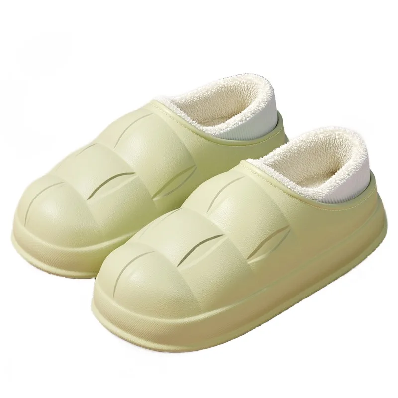 Wholesale high quality women men autumn and winter house warm waterproof slipper shoes