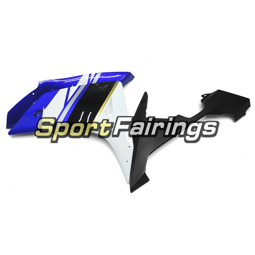 Sportbike Fairings Gloss Blue White with Black Lowers Bodywork Kit for Yamaha YZF1000 R1 2007 2008 R1 07 08 ABS Injection COVERS