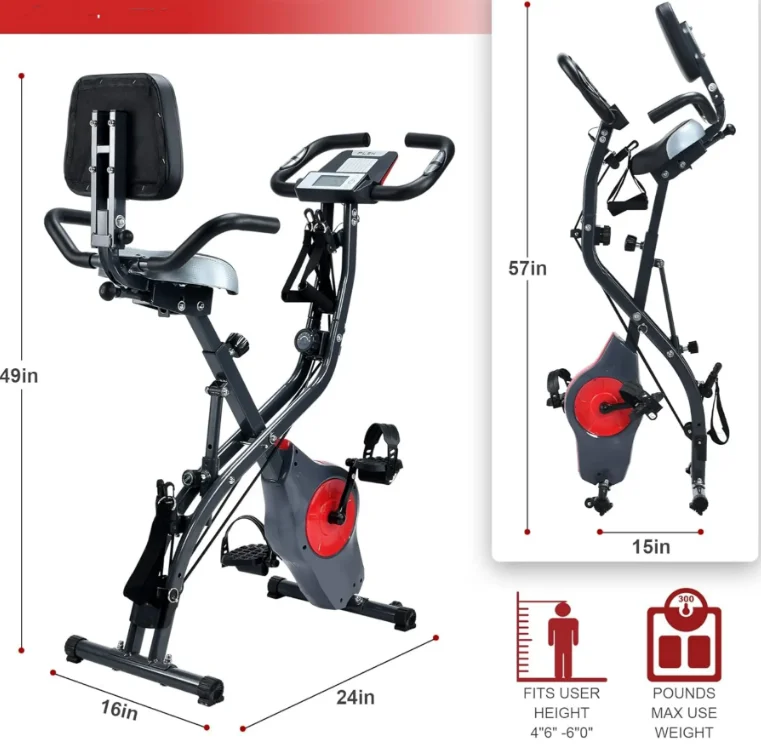 Professional Stationary Steel Bicycle for Gym and Home Indoor Exercise Spin Bike with Magnetron Control & Magnetic Brake System