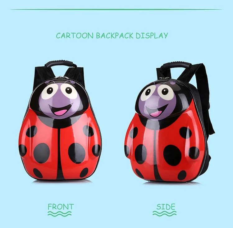 China Luggage Factory Supply 2pcs Children Cartoon Trolley Bag Set Bee Kids Travel Luggage