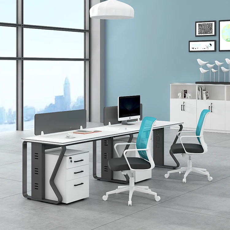 Office Furniture Modern Most Beautiful White Manager CEO Executive Desk