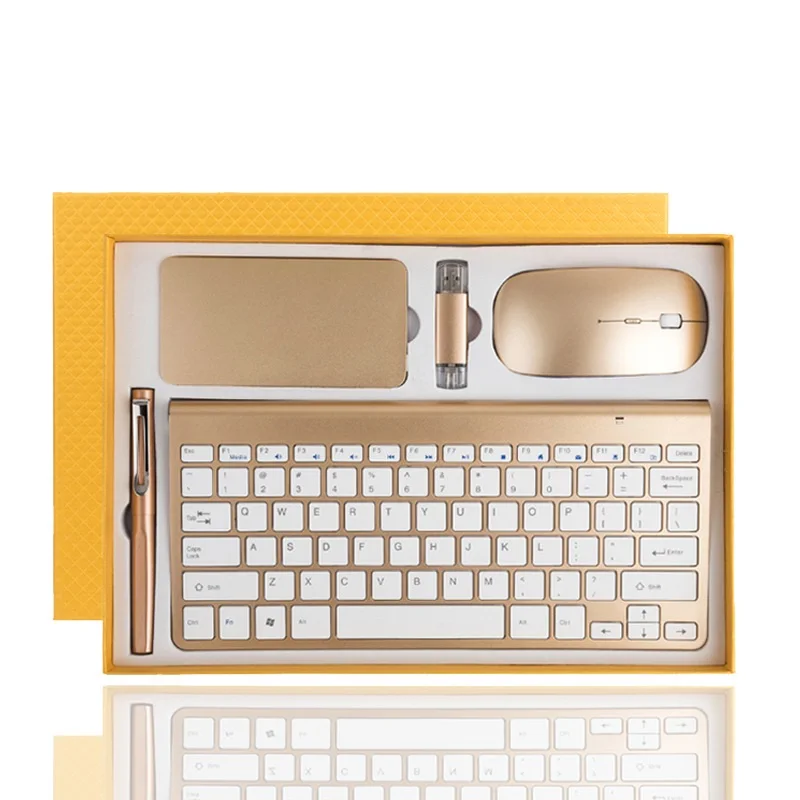 Hot gifts items 2022 New Business Meeting  Promotional  keyboard mouse Gifts Set