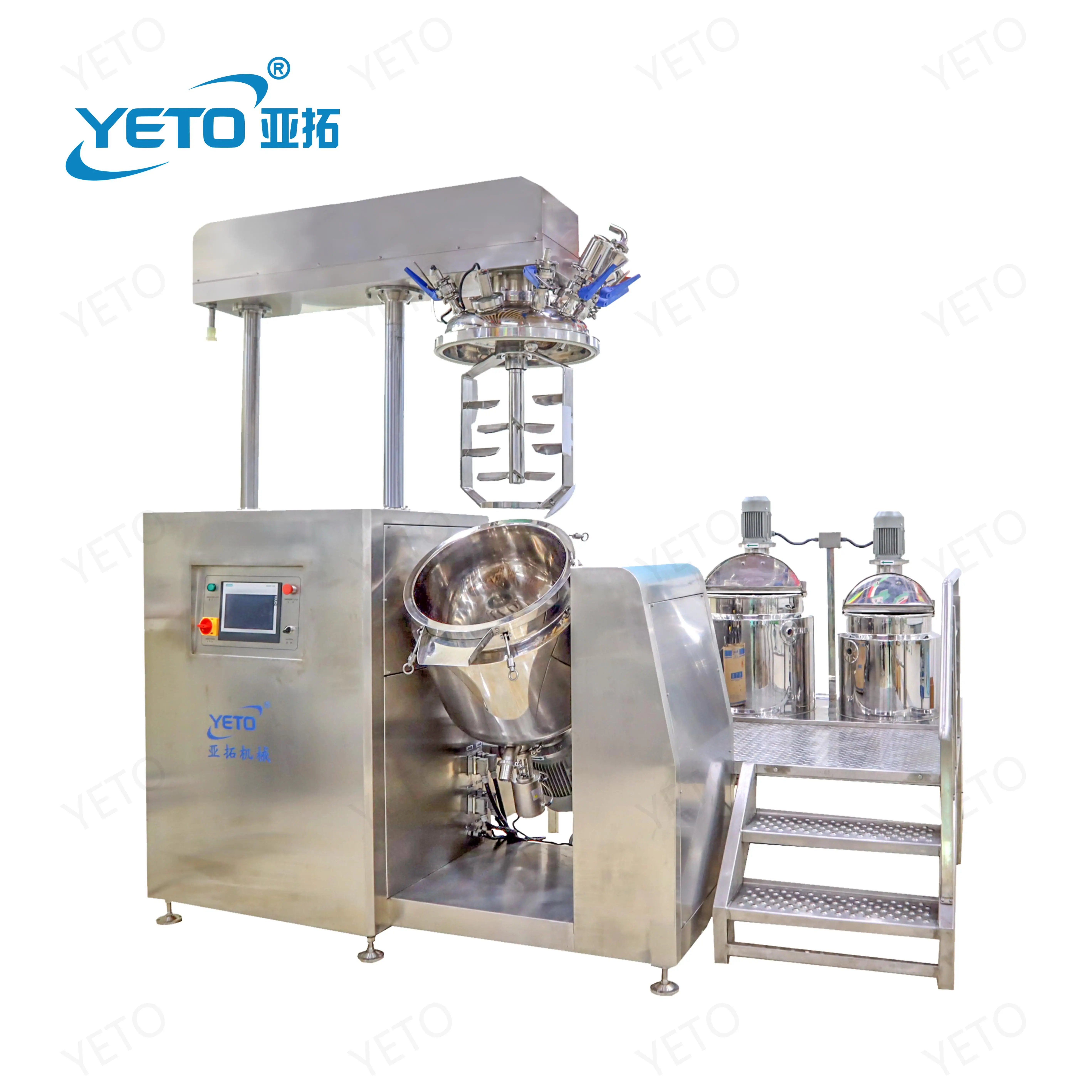 Easy Operate Touch Screen High Shear Homogenizer Emulsifier Cream Cosmetic Ointment Body Lotion homogenizer emulsifier
