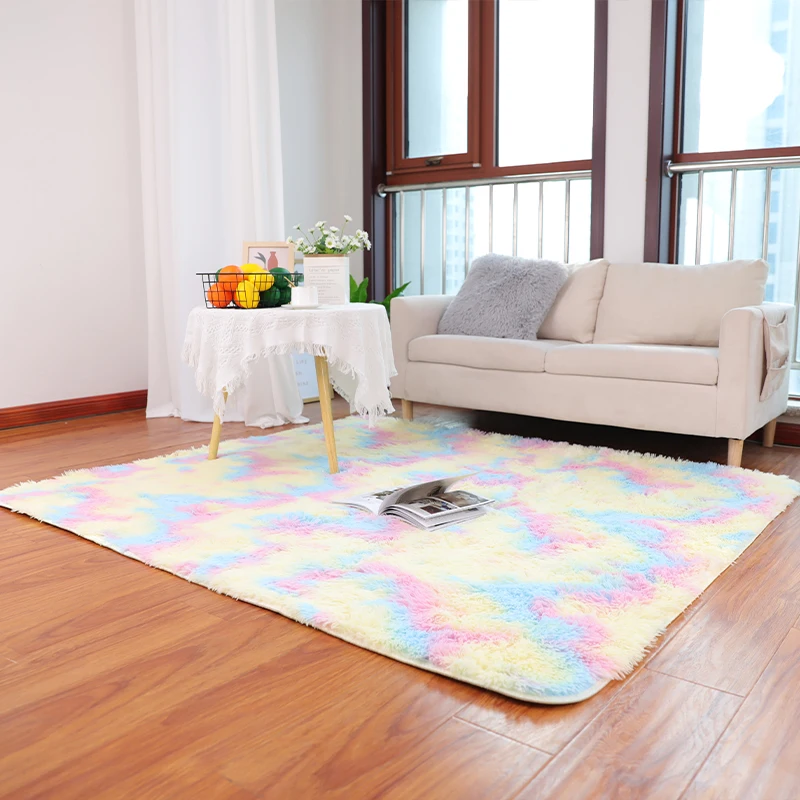Wholesale High Quality Microfiber Warm Faux Rug Western Faux Sheepskin Rug