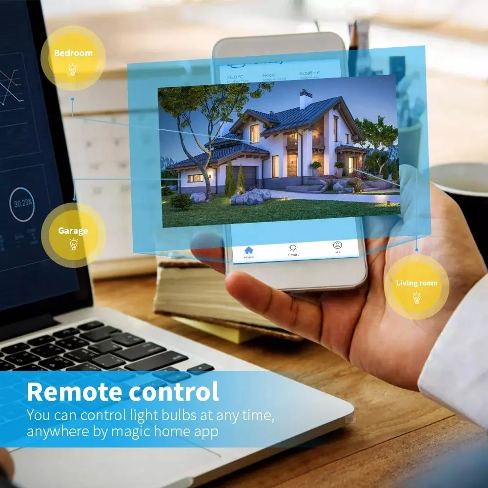 Voice Control 5W 400LM WIFI GU5.3 MR16 Smart LED Light Bulb LED Spotlight Device Sharing/Group Control Both Available
