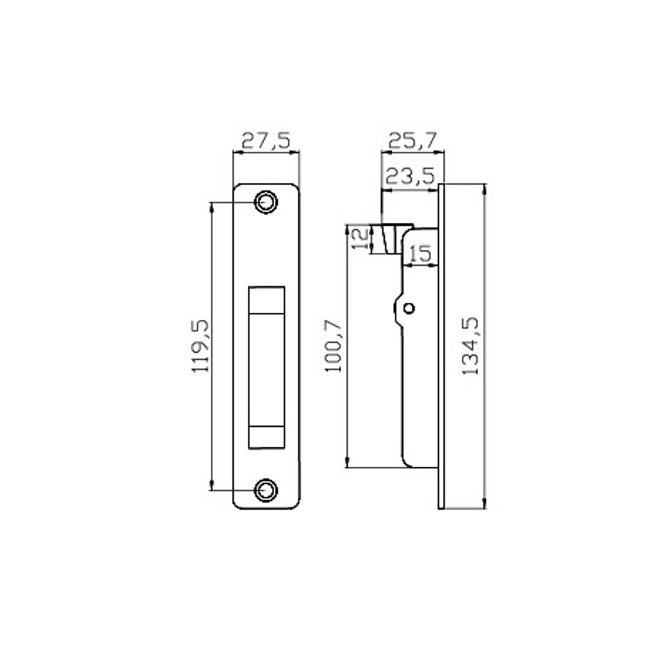 Window Hardware Glass Sliding Sash Fitch Wild Touch Lock Aluminum Sliding Window Accessories