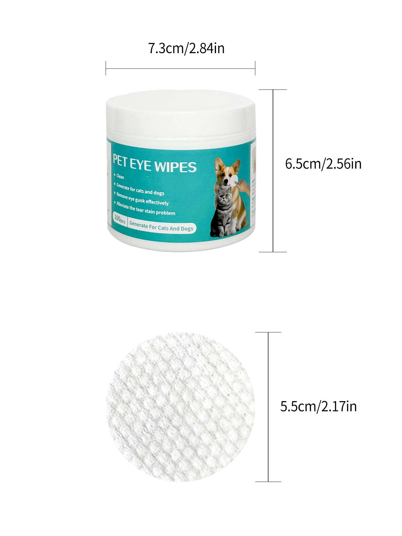 Eco Alcohol-Free Natura Pet Grooming Cleaning Glove Wipes Disposable Dog Cleaning Gloves