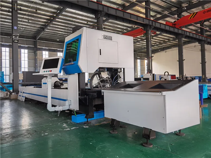 Prima 1000W 2000W 3000W Hydraulic CNC Fiber Tube Laser Cutting Machines For Steel Metal