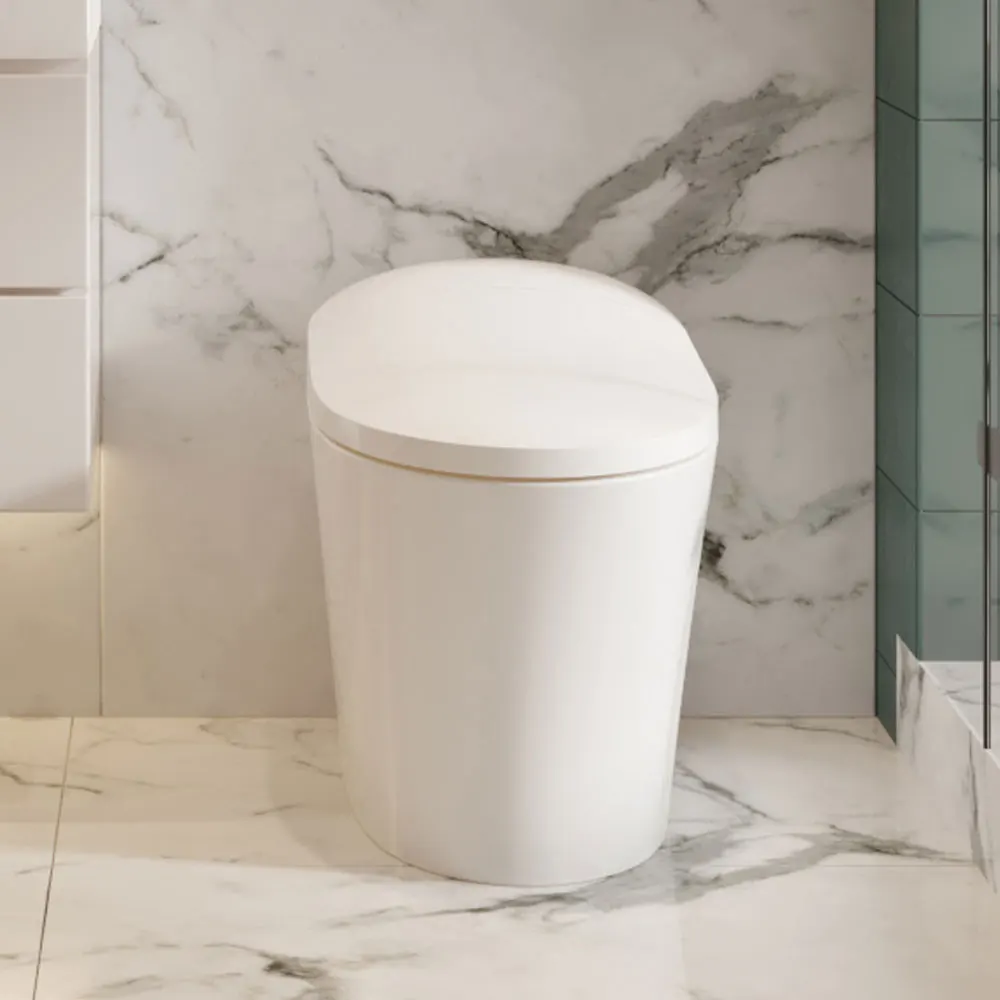 High quality automatic sensor flushing electric one piece intelligent smart toilet