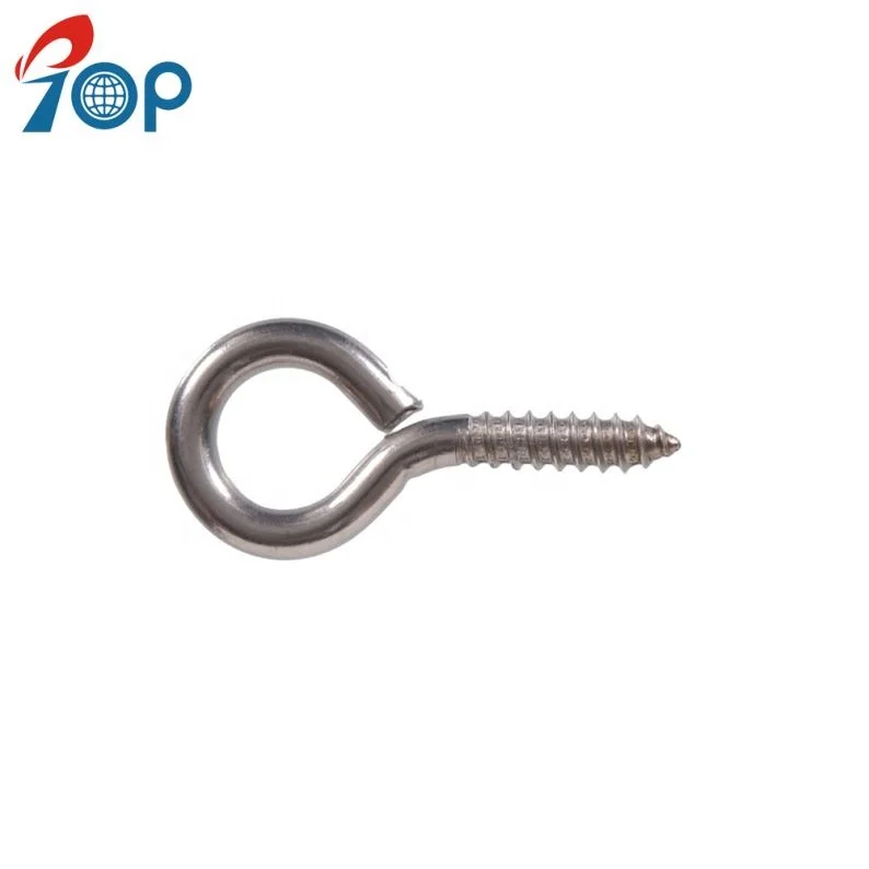 
TOP Ring Hook Metal Eye Screw For Wood 