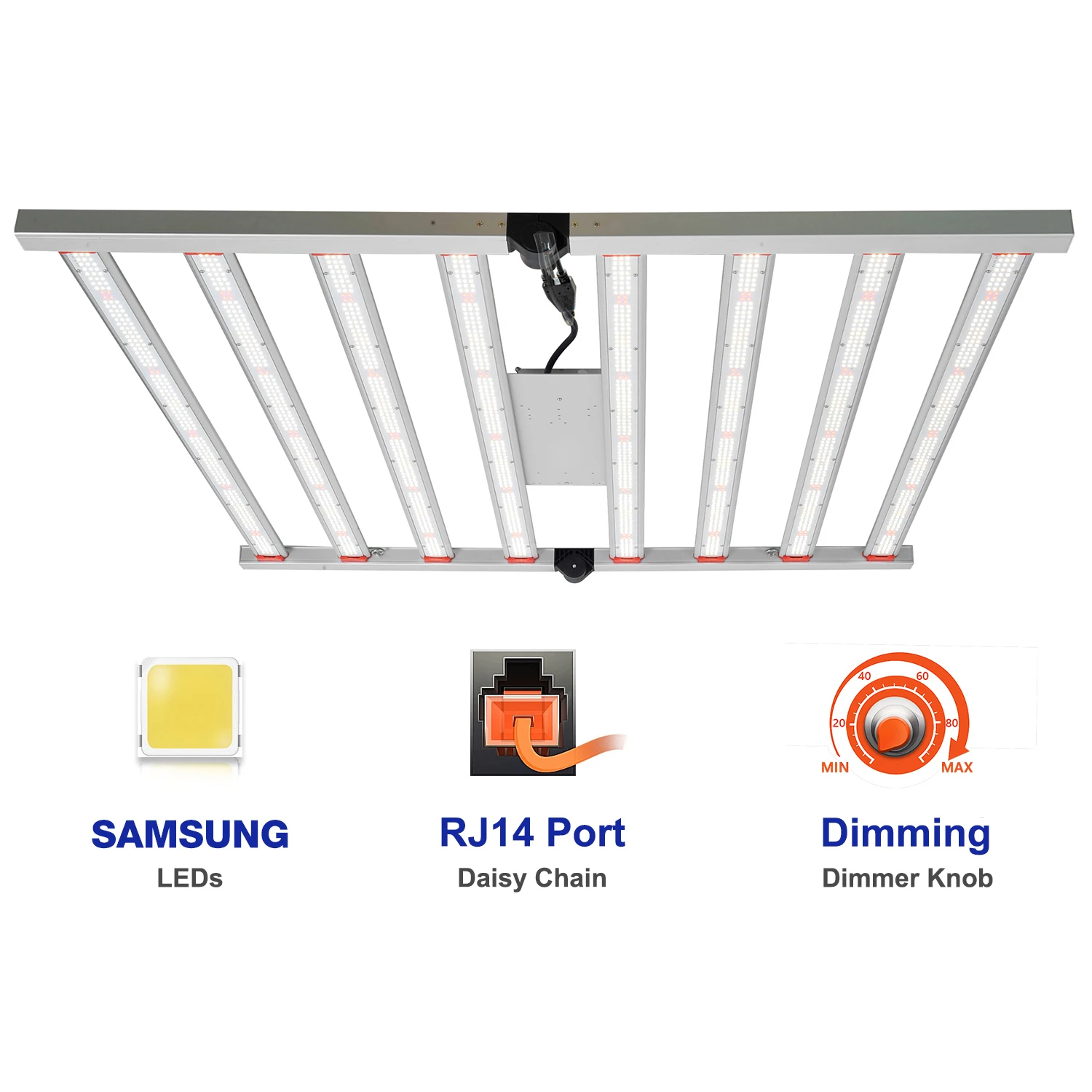 CrxSunny G8600 860W Samsung LM301H Led Grow Light Bar Full Spectrum UV IR LED Strip Grow Light For Commercial Greenhouse