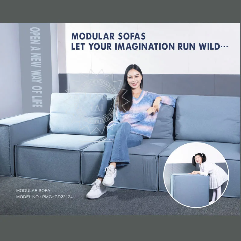 Modern Modular for  Living Room Furniture Lounge Sofa Sets Modern Fabric Velvet Sofa beds Furniture