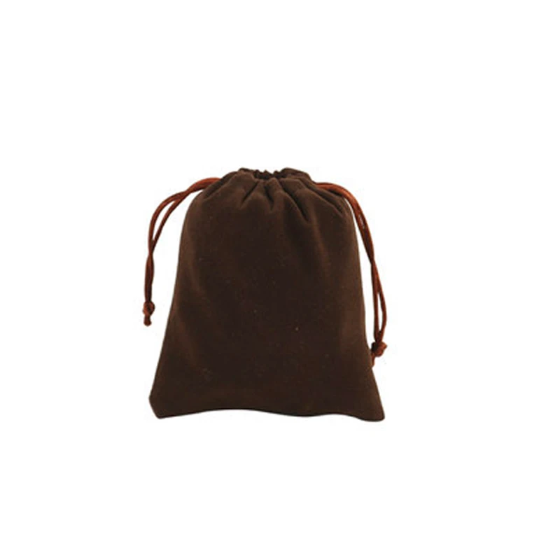 East sunshine Luxury large size microfiber drawstring jewelry divider velvet pouch