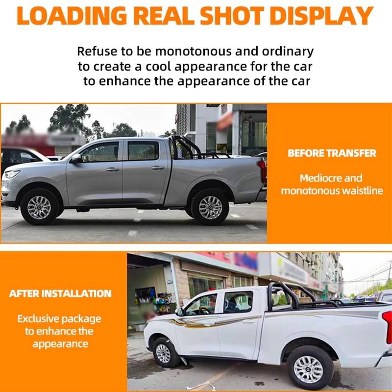 Great Wall Cannon Pickup truck Graphic Vinyl car side decal body sticker for toyota