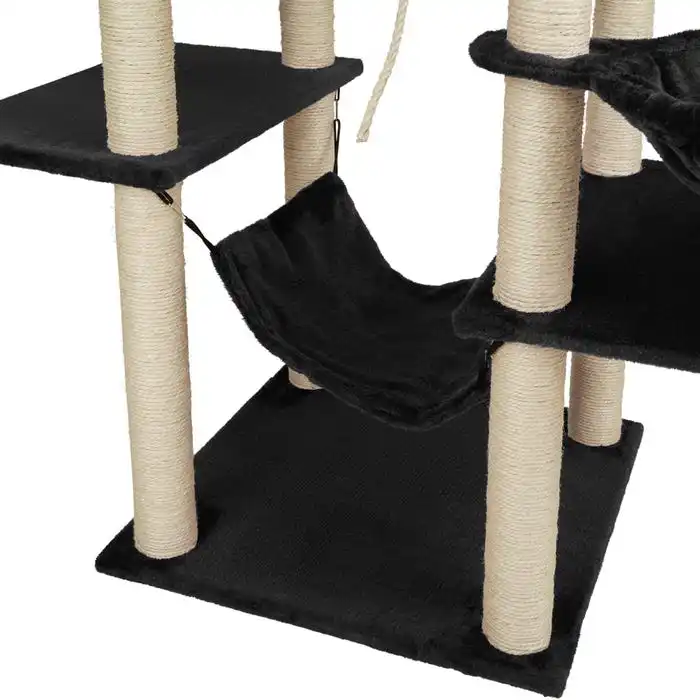 Black new design popular in more market cat tree with enough place for cats play