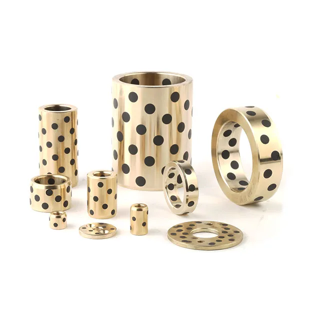 Wholesale Bearing Copper Linear Bush Sleeve Oil-free Brass Sliding Solid Graphite Bushes Bronze Bushing