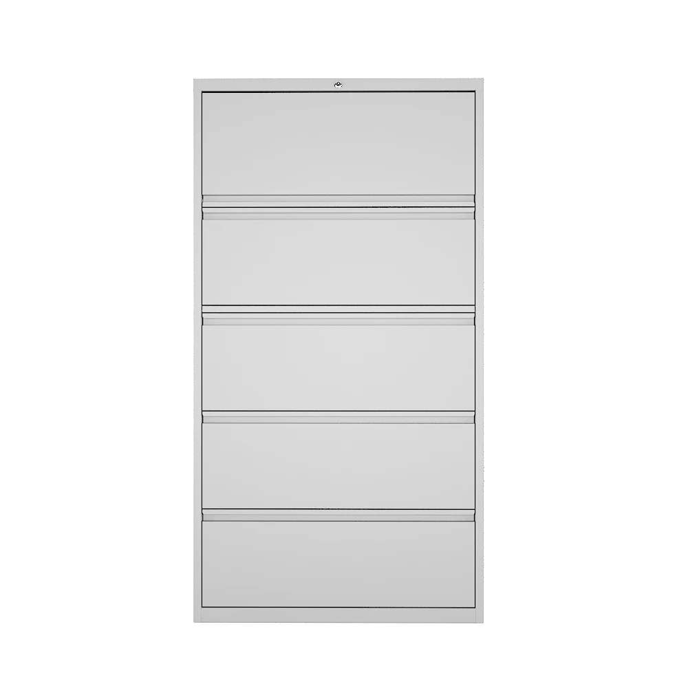 Office Furniture Wide Drawer Legal File 5 Adjustable Drawer Lateral File Steel Filing Cabinet