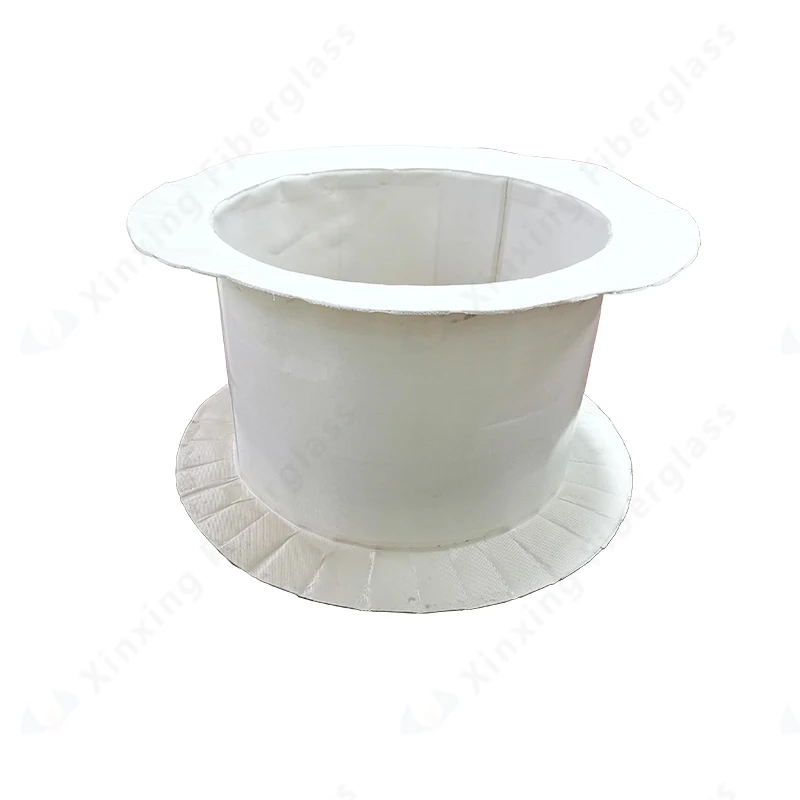 Chemical corrosion resistance Good seal PTFE Fabric expansion joint with Steel ring pipe fittings connectors