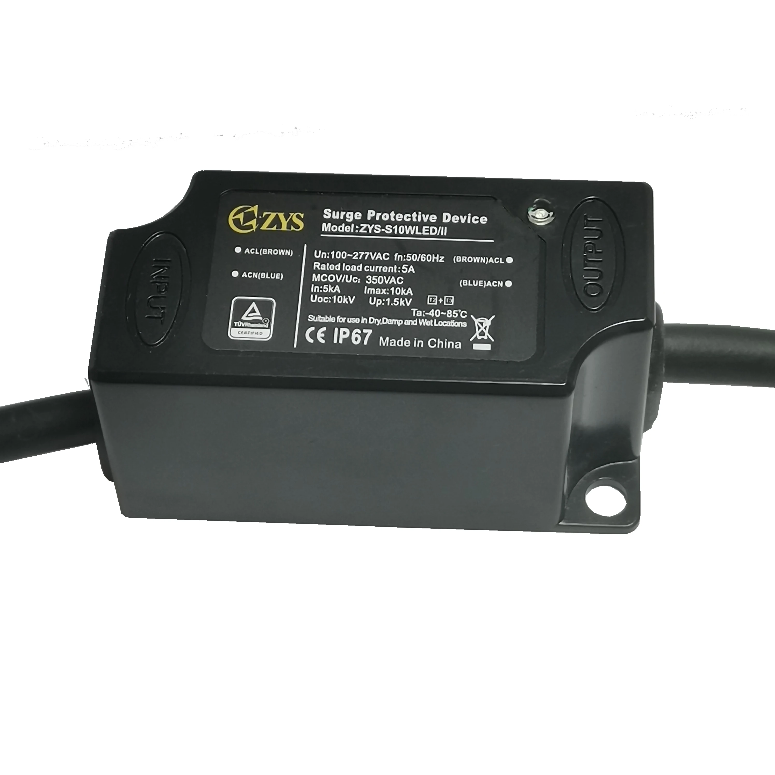 Разблокировщик освещения для дома, 10 кВ, светодиодное устройство защиты от молний, устройство защиты от искр SPD