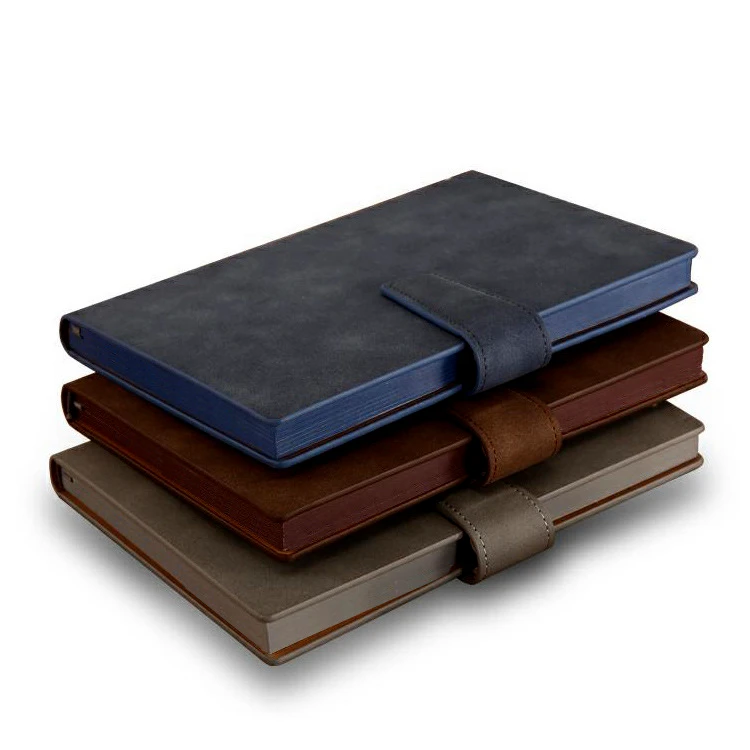 Professional Manufacturer Journal  Custom Logo PU Leather Soft Cover Notebook Custom Print Planner