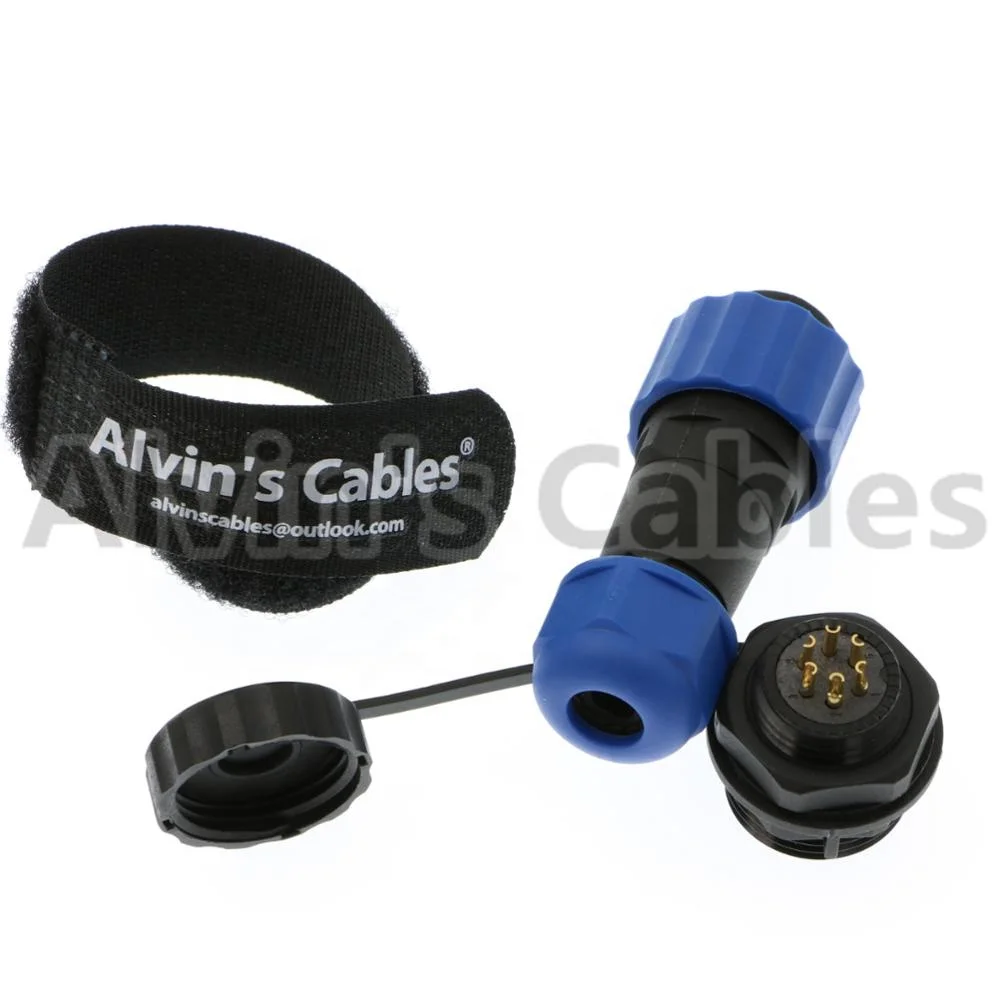 
SD16 6 Pin Series IP68 Waterproof plug male socket female electric car motorcycle power panel mount connector 