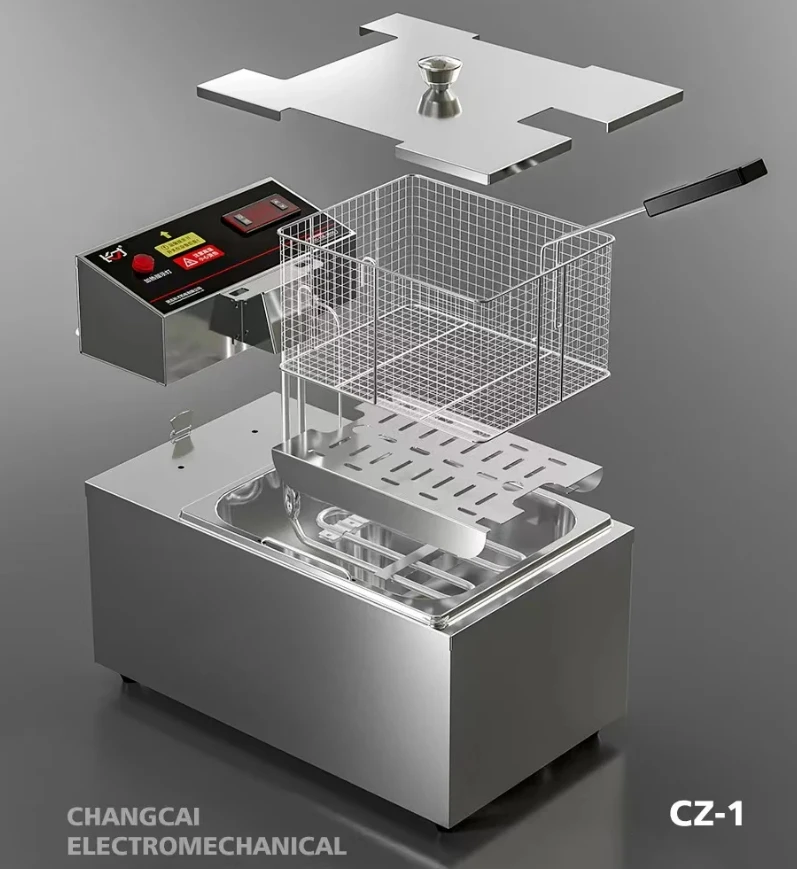 Factory Professional Commercial Electric Potato Deep Fryer for Fried Chicken Shop Fast Food Restaurant