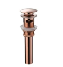 Good Quality Brass Bathroom Accessories Economical Wash Basin Drain Fittings with Stainless Steel Outlet Pipe