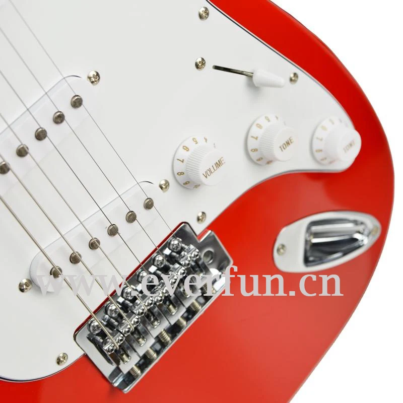 Cheap 39Inch Electric Guitars Kit Made in China with Guitar Amplifier