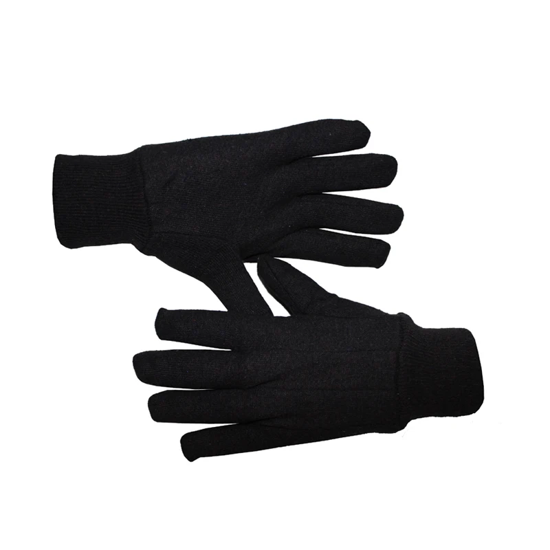 Heavy Weight 9OZ. Cotton Brown Jersey Unisex Work Gloves, Knit Wrist, mens Work Gloves Luvas Guantes