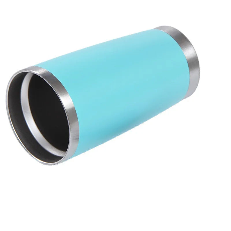 Wholesale 20oz/600ML Powder Coated Vacuum Tumbler Custom Logo Stainless Steel Double Wall Coffee Cup