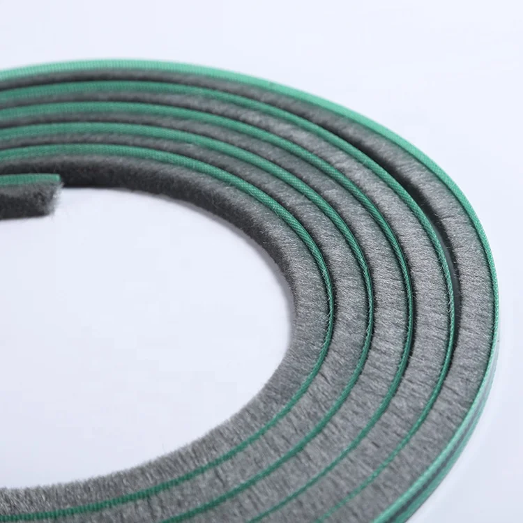 Уплотнительная лента для двери от производителя, уплотнительная лента для удаления погоды под дверью, уплотнительная лента с шерстяным ворсом, уплотнительная лента