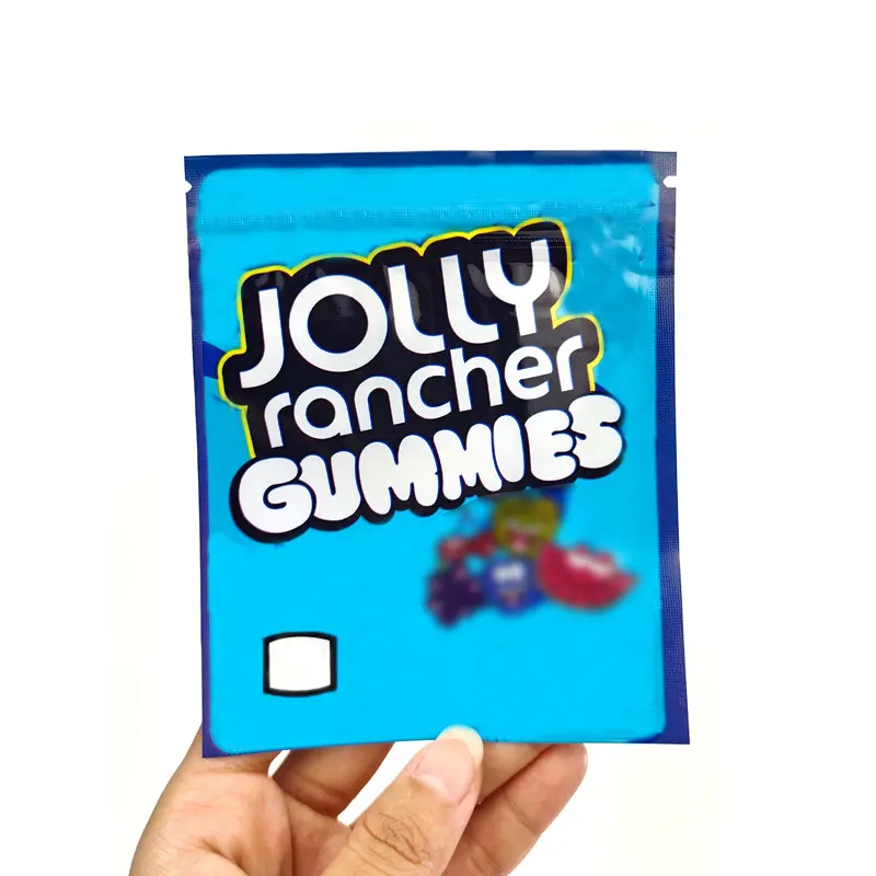 
Best Quality Bags Jolly Rancher Gummies Mylar Bag With New Package 600mg Sour Edibles Zipper Plastic Bags In Stock 