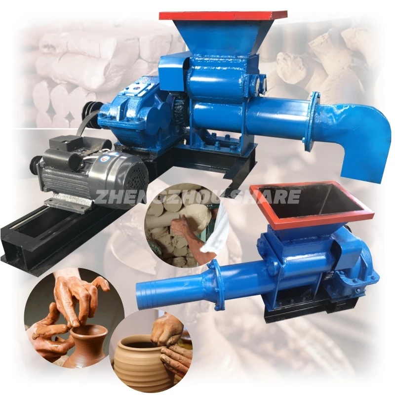 New Design Clay Extruded Machine Soil Mud Ceramic Earth Red Vacuum Extruder for Clay Brick Making Machine