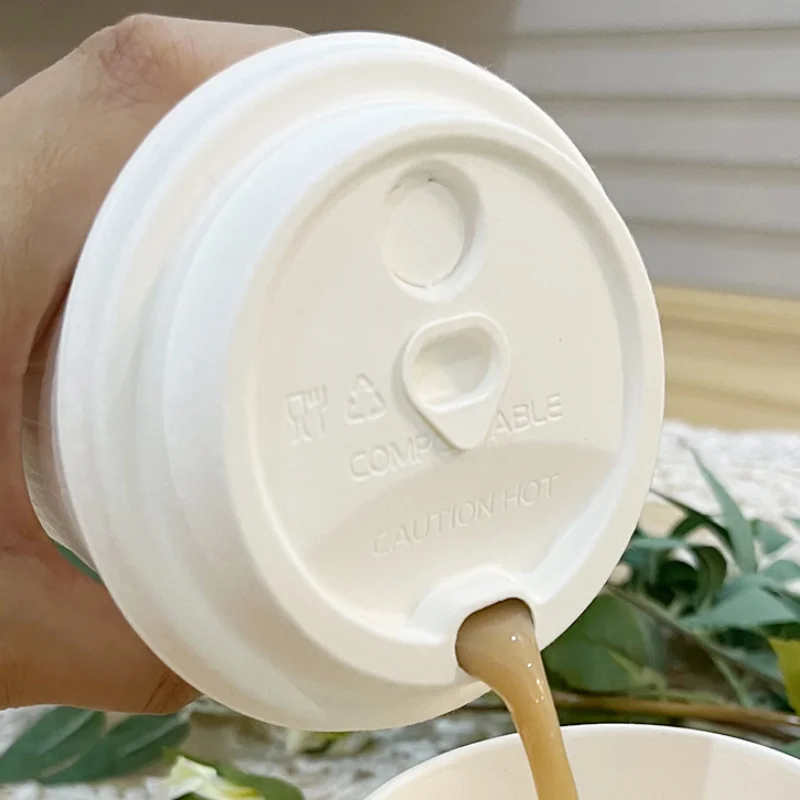 Zhiben новинка 2022 90 м плоская пленка из растительного волокна Экологически чистая биоразлагаемая Одноразовая крышка для бумажных стаканчиков кофейной чашки с