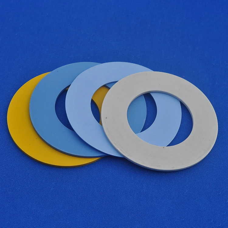 wholesale custom PTFE plastic flange flat gasket teflonning ptfe gasket oring