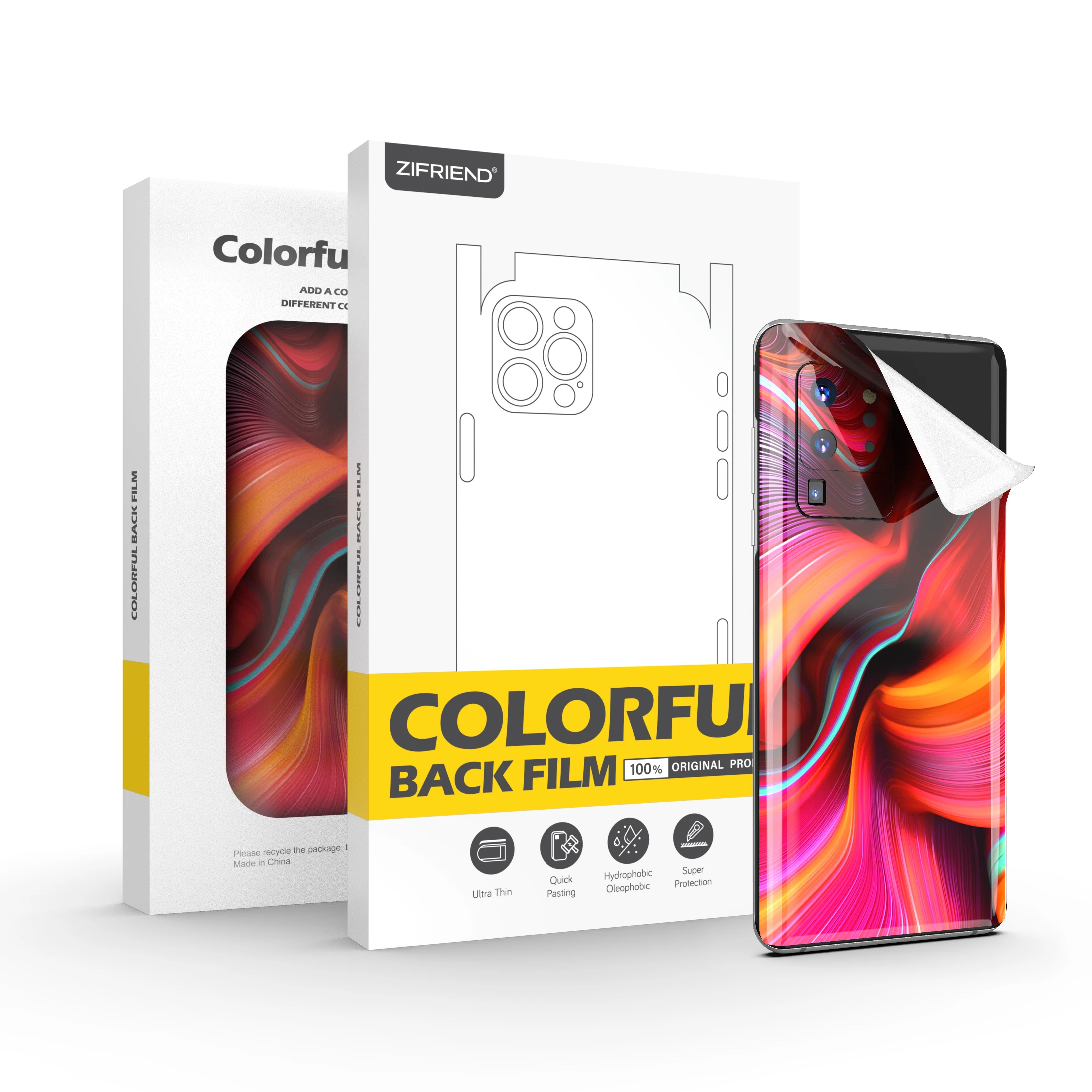 HanShang Mobile Phone Front Back Cover Film Pattern Design Screen Protector Making Machine Cut Plotter Mobile Skin