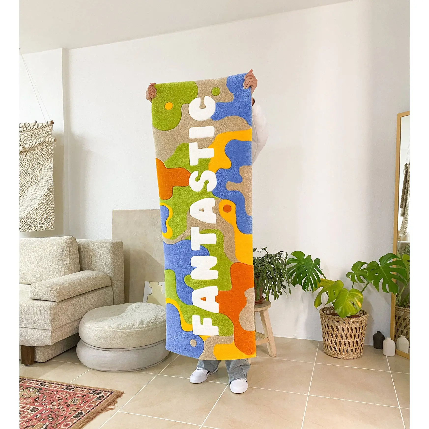 Custom Name Handmade Tufted Car Mats Rug Personalized Unique Gift Items for Best Friend Birthday