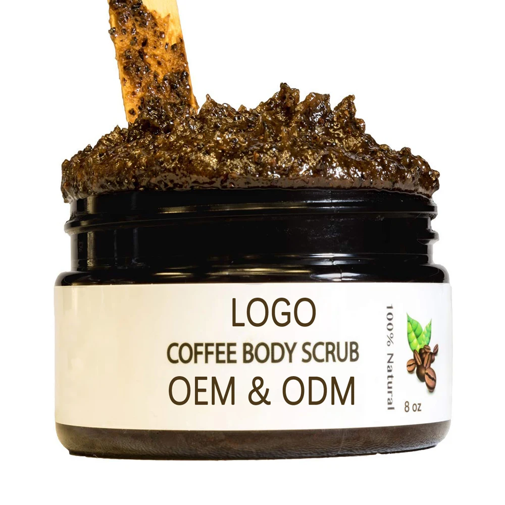 Wholesale Private Label skin care Deep coffee butter Moisturizing Smoothing exfoliating pink sugar scrub salt scrubs body scrub