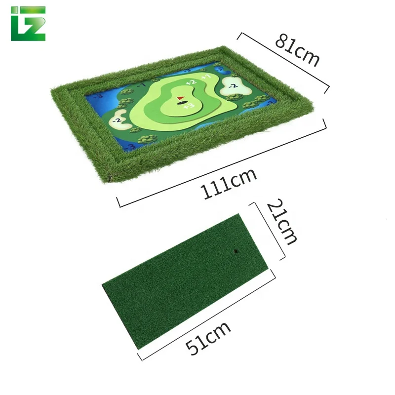 Custom Size Multi Styles Golf Putting Mat Padel Court Field Events Floating Putting Golf Greens